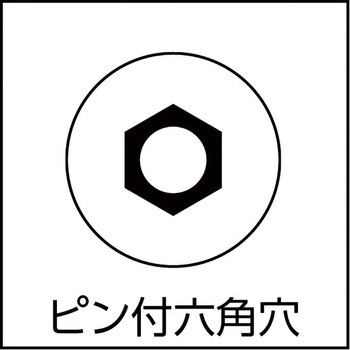 ピン付六角穴止めねじ(黒染め) TRUSCO