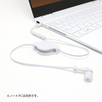 巻き取り式片耳イヤホン 4極タイプ MCO