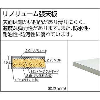 軽量立ち作業台(1段引出し付) TRUSCO 汎用タイプ 【通販モノタロウ】