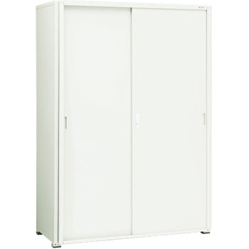 軽中量ボルトレス棚 M3型 (パネル・引違扉付・300kgタイプ、高さ1800mm、3段タイプ)連結型 - TRUSCO