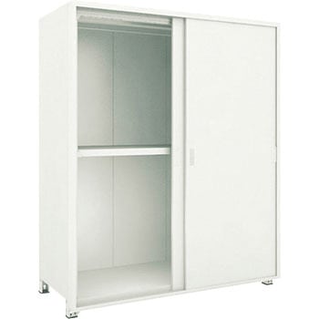 軽中量ボルトレス棚 M3型 (パネル・引違扉付・300kgタイプ、高さ1800mm、3段タイプ) TRUSCO
