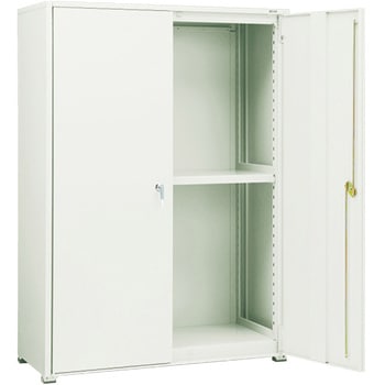 軽中量ボルトレス棚 M3型 (パネル・扉付・300kgタイプ、高さ1800mm、3段タイプ)連結型 TRUSCO