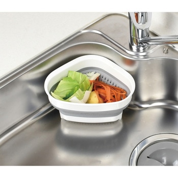 アットアクア 折りたたみ三角コーナー パール金属