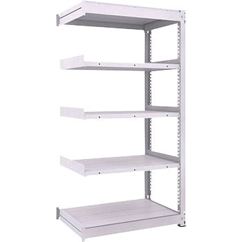 中量ボルトレス棚 TUG型 (300kgタイプ、高さ1800mm、5段タイプ)連結型 TRUSCO