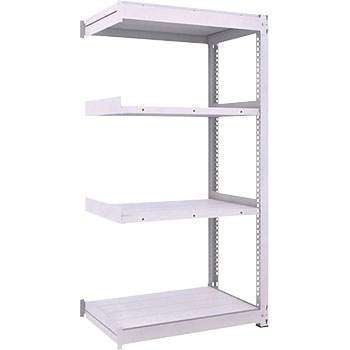 中量ボルトレス棚 TUG型 (450kgタイプ、高さ1800mm、4段タイプ)連結型 TRUSCO