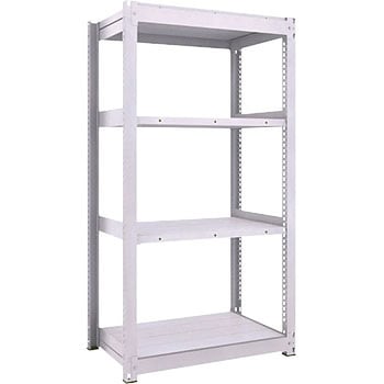 中量ボルトレス棚 TUG型 (450kgタイプ、高さ1800mm、4段タイプ) TRUSCO
