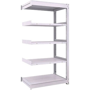 中量ボルトレス棚 TUG型 (450kgタイプ、高さ1800mm、5段タイプ)連結型 TRUSCO