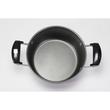 軽量!こびりつきにくいふっ素樹脂加工アルミ鍋 ベストコ