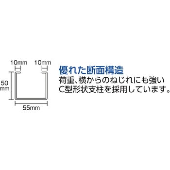 中量ボルトレス棚 TUG型 追加棚板セット TRUSCO