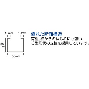 中量ボルトレス棚 TUG型 追加棚板セット TRUSCO