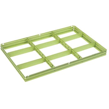 CSパールワゴン用キャビネット仕切り サカエ