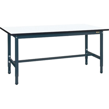 軽量実験用高さ調整作業台(TKSC/200kg/メラミン天板/H740～940) サカエ