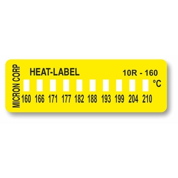 ヒートラベル 不可逆性 10点表示 ミクロン