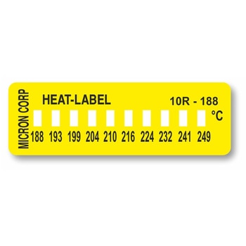 ヒートラベル 不可逆性 10点表示 ミクロン