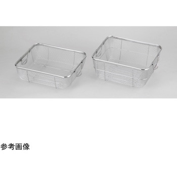 ステンクリーンバスケット 浅型 アズワン