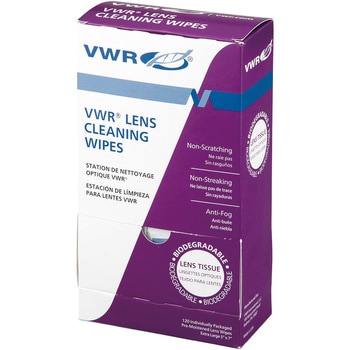 レンズクリーニング・ワイパー ウェットタイプ 1枚/個×120個入 - VWR