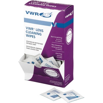 レンズクリーニング・ワイパー ウェットタイプ 1枚/個×120個入 - VWR