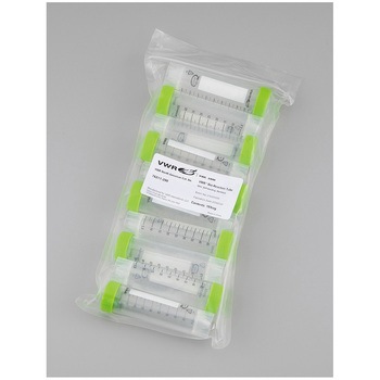 バイオリアクションチューブ 自立 バルクパック 50mL 10本×10袋入 VWR