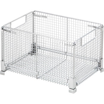 折りたたみステンレスバスケット OBシリーズ アズワン