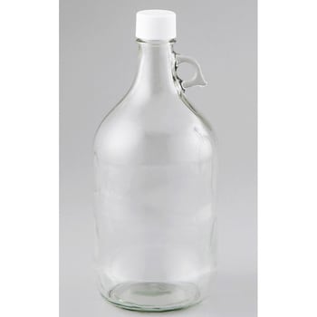 Qorpak ガロン瓶・セーフティコート 2500mL 6本入 GLC-02234 (4-4320-01)-