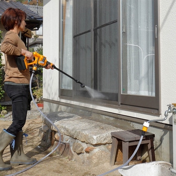 充電式ポータブルウォッシャー 京セラインダストリアルツールズ(旧:リョービ)