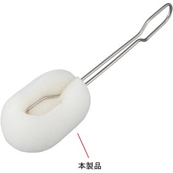 スポンジブラシ 交換用スポンジ 3個入 - アズワン