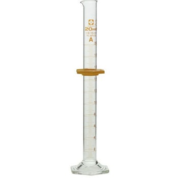 メスシリンダースーパーグレード JCSS校正証明書付 アズワン