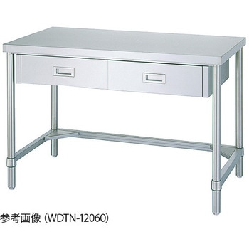 引出付作業台 WDTN-6045 三方枠 シンコー