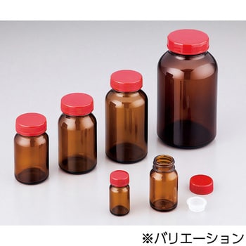 アズワン 規格瓶(広口)透明 206mL No.13