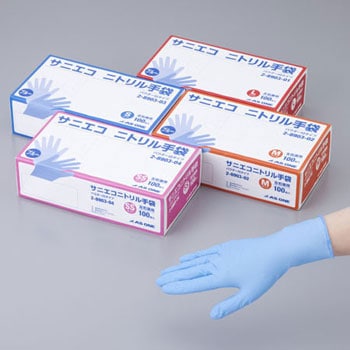 1025mb サニエコ ニトリル手袋パウダー付 1個 アズワン 通販サイトmonotaro