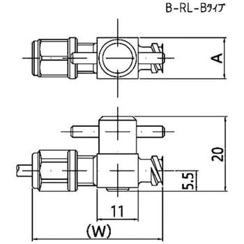 B-RL-B-1.6 CTFEルアーコック 1個 アズワン 【通販モノタロウ】