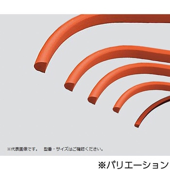 シリコーンスポンジ紐甲丸 アズワン