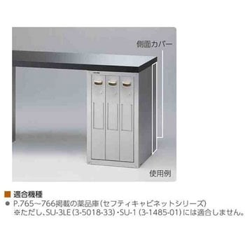 天板用側面カバー アズワン
