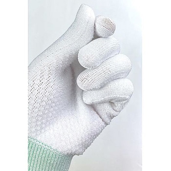 耐切創編み手袋 滑り止め加工 10双入 CR-01-Jシリーズ ウインセス