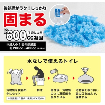 防災用トイレ袋【長期保存可能】 サンコー
