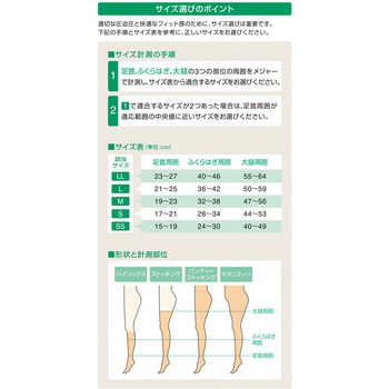 アンシルク・1 ハイソックス(つま先あり) 弾性ストッキング アルケア