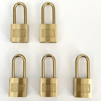 シリンダー南京錠A 吊長 同一キー ツチノ