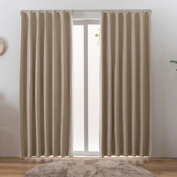 大判オーダー カーテン 2枚セット 防炎 遮光 形状記憶 カーテン ブラウン 茶 ct9055_4p_m01_rank.jpg