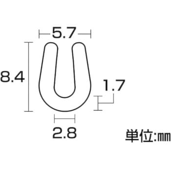 U型パッキン パッキン-224 日本緑十字社