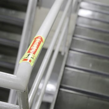 手すり用蛍光ステッカー 下り ユニット