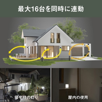 乾電池式無線連動チャイム&ライト(受信型) ライテックス(ムサシ)