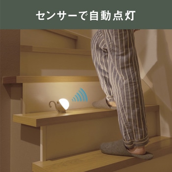 充電式 まんまるねこちゃんセンサーライト ライテックス(ムサシ)