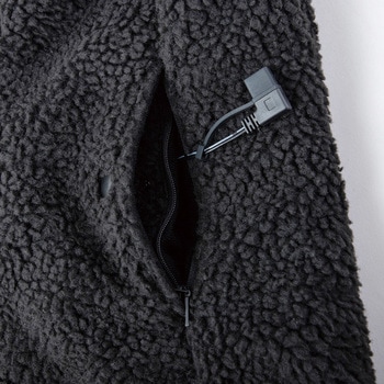 電熱レディース ボアフリースベスト CUC(中国産業)