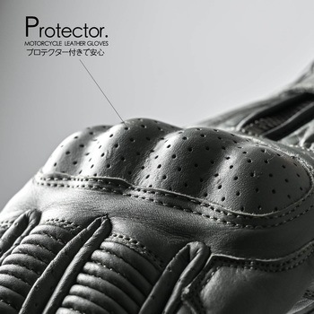 バイク レザー グローブ  タッチパネル対応 プロテクター RIDEZ(ライズ)