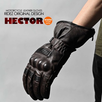 冬 革 バイク グローブ プロテクター RIDEZ(ライズ)