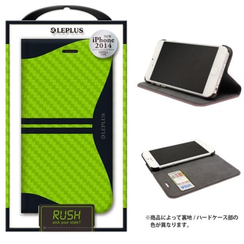 iPhone 6_6S [RUSH] デザインPUレザーカバー スタンド機能 LEPLUS