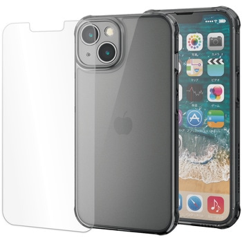PMWA22AZEROT3BK iPhone 14用 ケース ハイブリッド 360度全面保護 衝撃