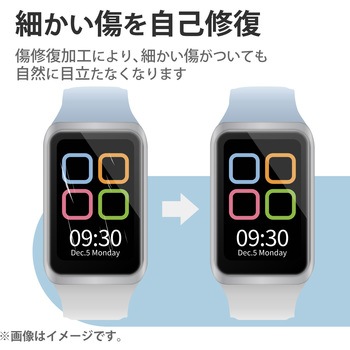 OPPO Band 2  保護 フィルム 2枚セット 衝撃吸収 フルカバー 高透明 傷修復 指紋防止 気泡防止 エレコム