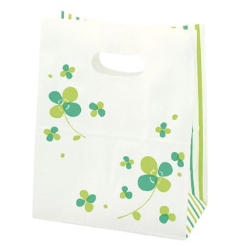 50-3603 持ち手付 角底袋 ササガワ 20979446