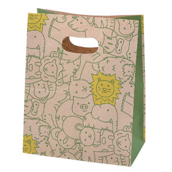 50-3605 持ち手付 角底袋 ササガワ 20979455